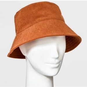 Universal Thread Women’s Corduroy Burnt Orange Bucket Hat- NWT